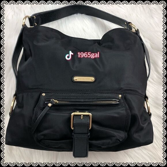 Rare! Michael Kors Black Nylon Bag Limited Edition